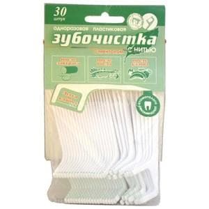 зубочистка с нитью и ментол 30