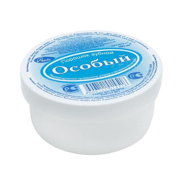 зубной порошок особый 140г