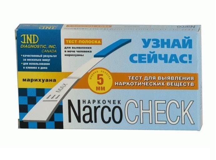 тест на наркотики наркочек тнс (марихуана в моче)