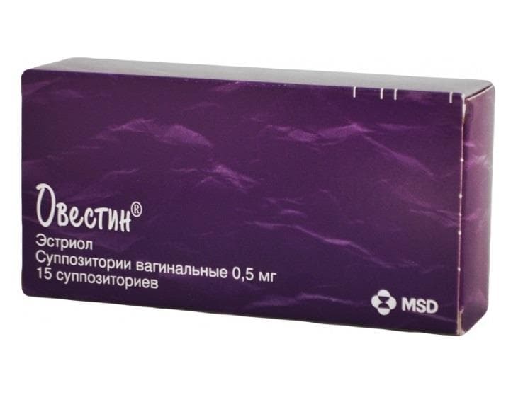 овестин суппозитории вагинальные n15