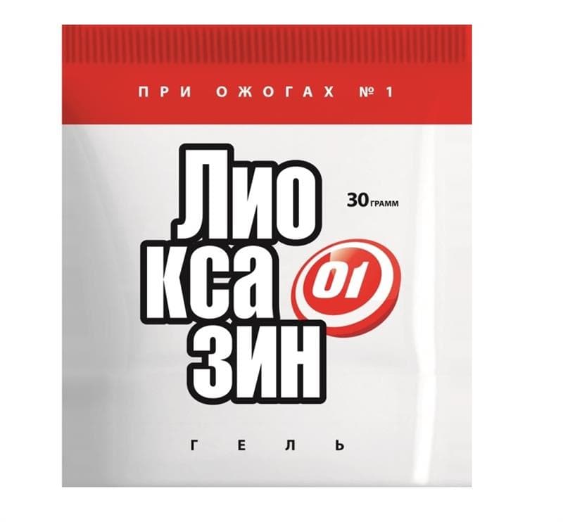 лиоксазин-гель п/ожогов 30,0