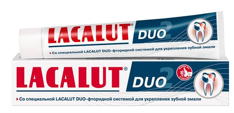 лакалют duo з/паста 75мл