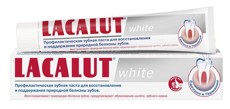 Lacalut white з/паста 75мл dr theiss naturwaren gmbh