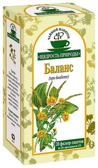 фиточай щедрость природы баланс 2г 20
