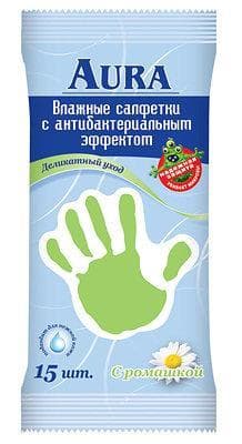 аура салфетки влаж 20 антибактер