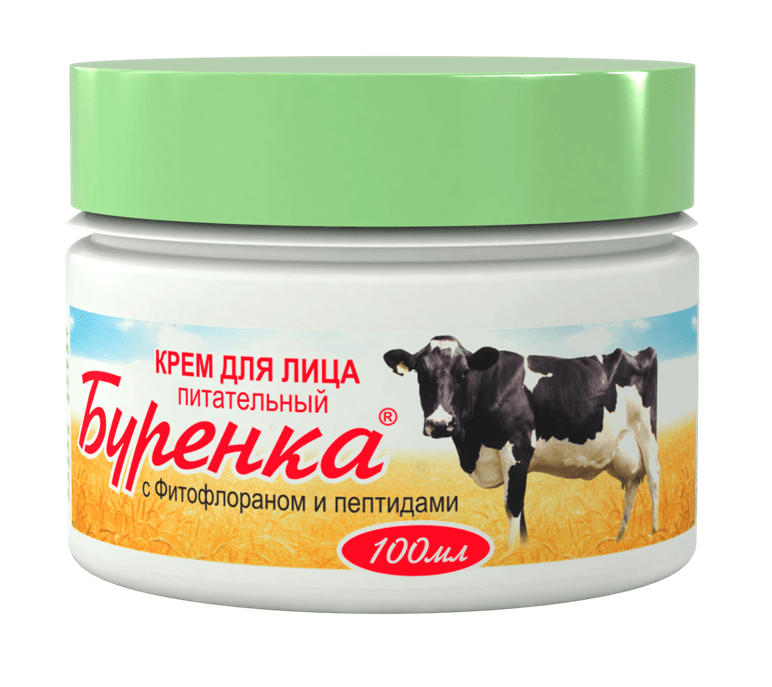 буренка крем питательный для лица 100 мл
