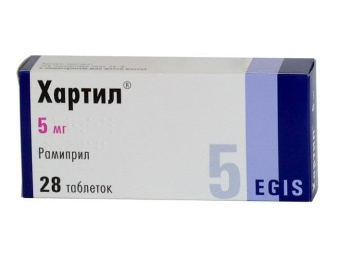 хартил 5 мг 28 табл