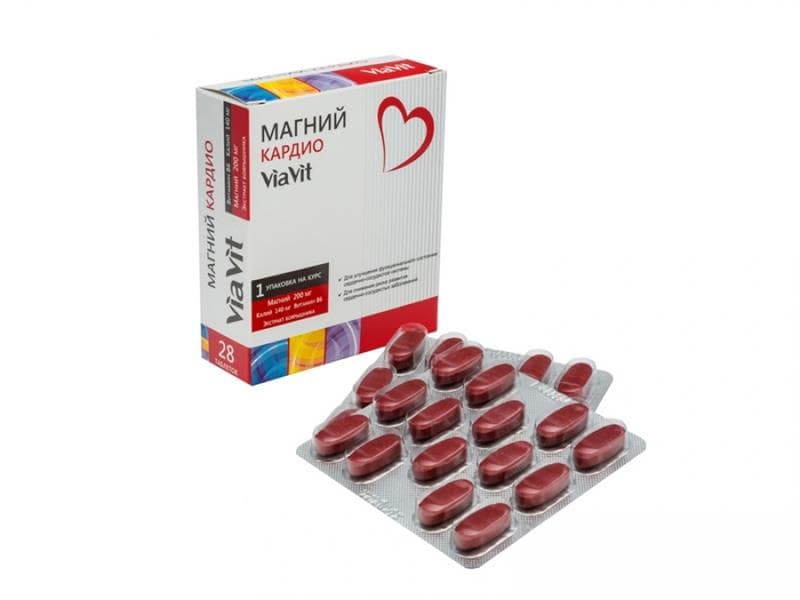 магний кардио виавит 28 табл