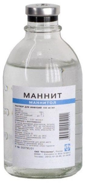 маннит раствор для инфузий 15% 400 мл