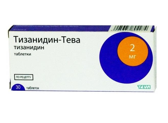 тизанидин-тева таб 2мг N30