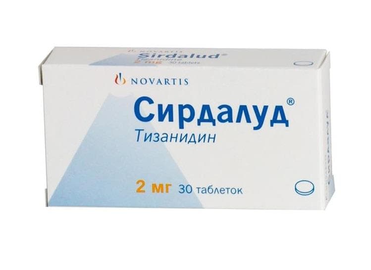 сирдалуд 2 мг 30 табл