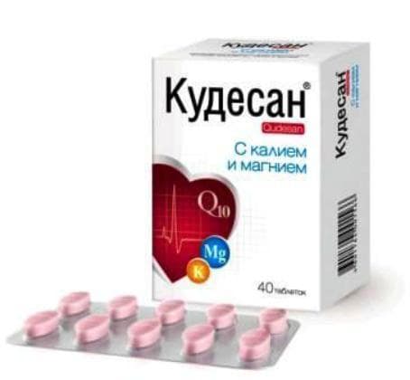 кудесан с калием и магнием таб 1000мг 40