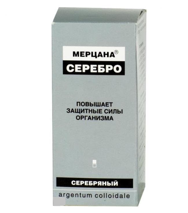 серебряный (мерцана серебро) 50 мл капли