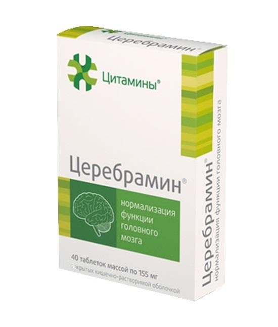 церебрамин таб 155мг 40