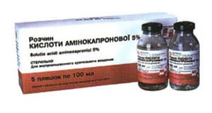 аминокапроновая к-та 5%-100мл