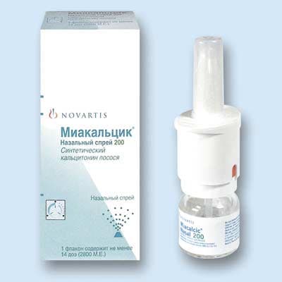 миакальцик спрей назальный 200 ме/доза 14 доз 1 фл
