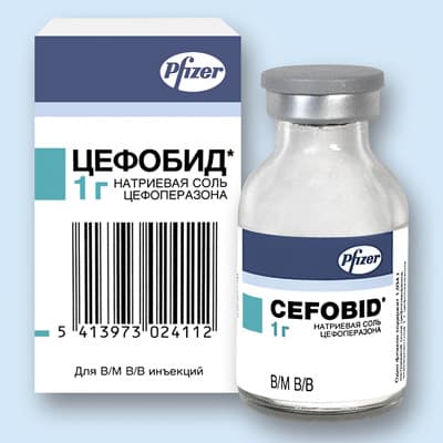 цефобид 1г для инъекций
