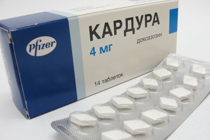 кардура 4мг таб N14