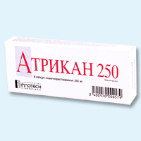 атрикан 250мг N8