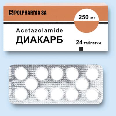 диакарб 250мг N24