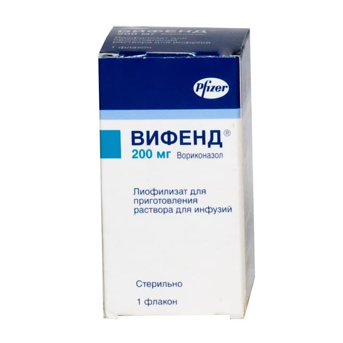 вифенд порошок для инфузий 200 мг 1 фл