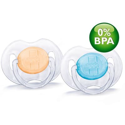 avent 8482 пустышка классическая силиконовая 0 м 2 шт