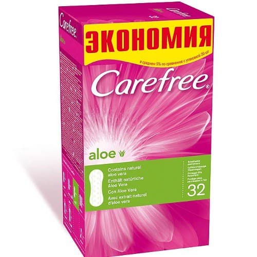 кэфри прокладки ежедневные алоэ N32