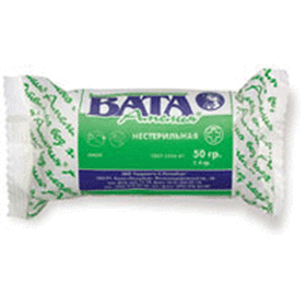 вата нестерильная 50 г