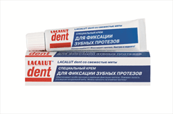 лакалют дент крем для фиксации зубных протезов 40 г