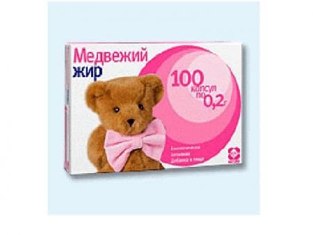 медвежий жир 0,2 100 капс