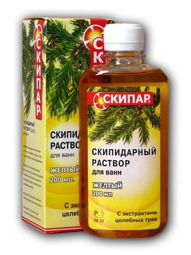 скипидарная эмульсия 250мл для ван желтая