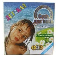соль для ванн детская, ф/пак 250г х 4 ромашка-йод ресурс-ф ао