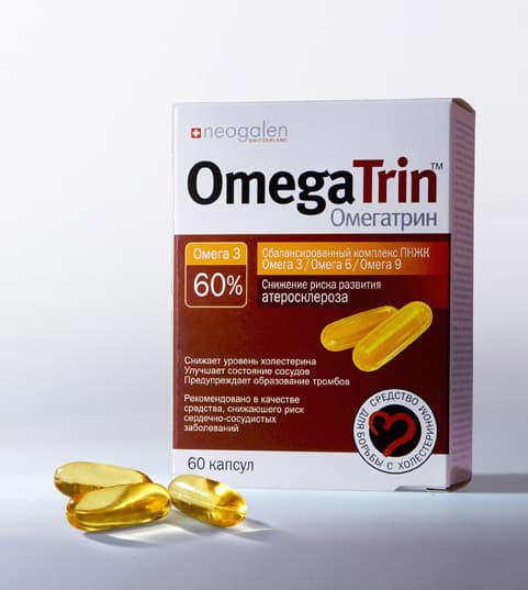 омегатрин 60 капс
