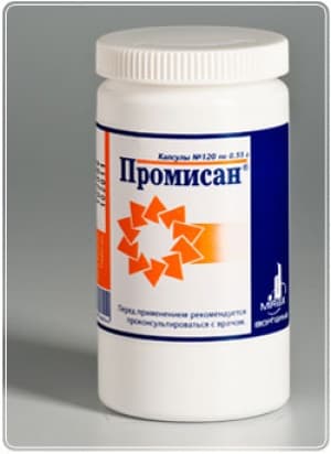 промисан n 60 капсулы по 0,55 г