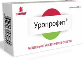 уропрофит капсул 300мг 30 шт (бад)