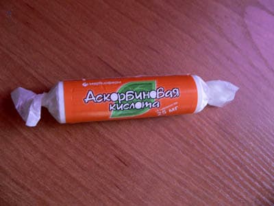 аскорбиновая кислота крутка 10 табл бад
