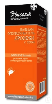 эвисент бальзам-ополаскиватель для волос дрожжи с серой 150 мл