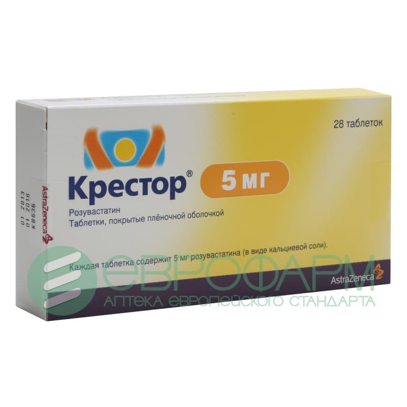 крестор 5 мг 28 табл