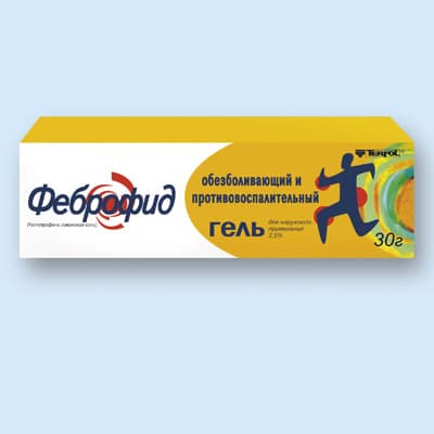 феброфид гель 2,5% 50г