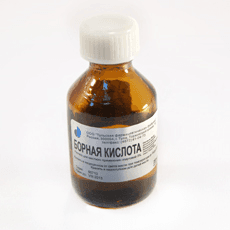 борная кислота спиртовой раствор 3% 25 мл