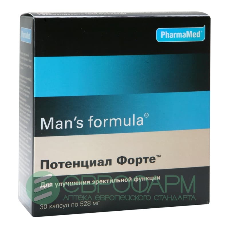 менс формула потенциал форте капсул 30 шт 