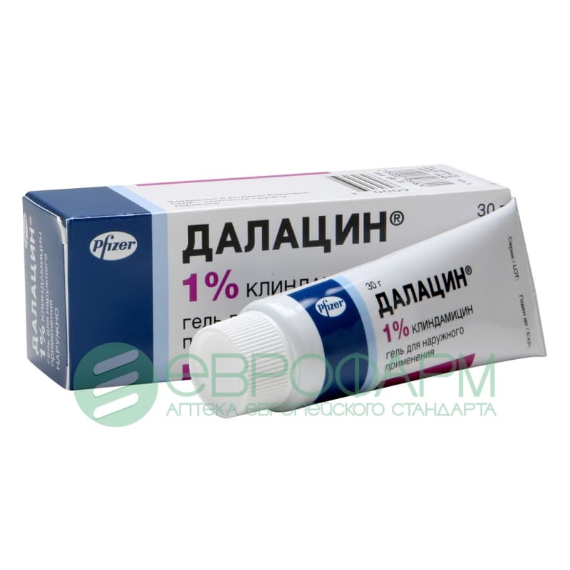 далацин гель 1% 30 г