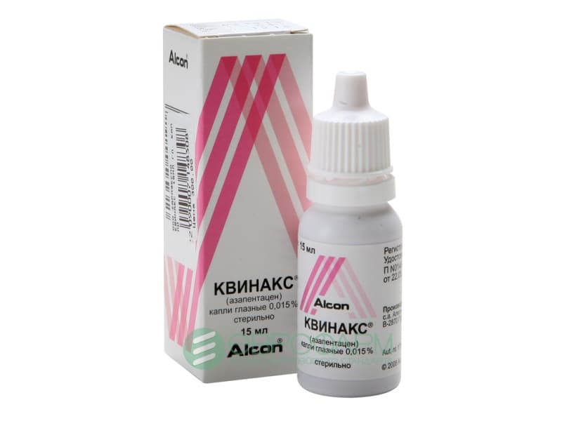 квинакс капли глазные 15 мл