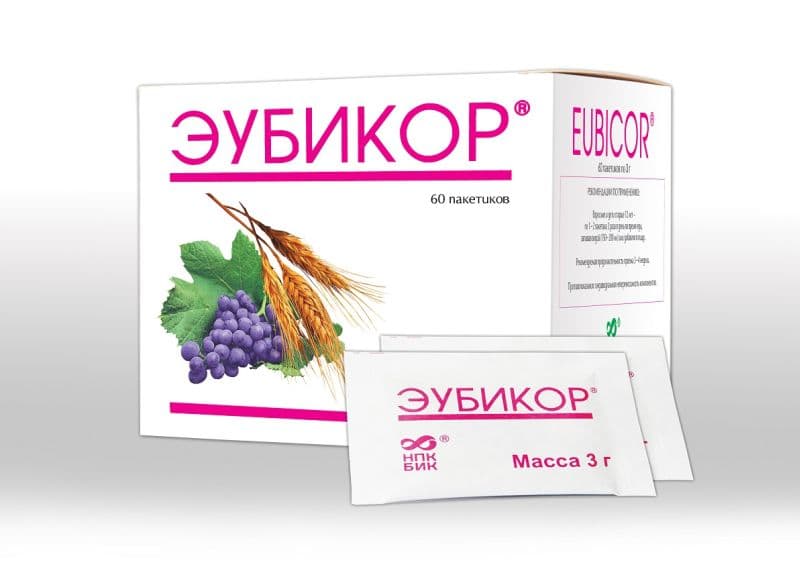 эубикор порошок для приёма внутрь 3 г 60 пакетиков