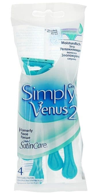 жиллет станок бритвенный одноразовый venus simply N4