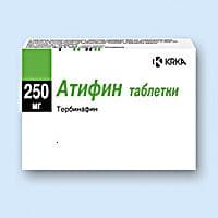 атифин 250 мг 14 табл