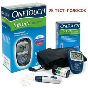 глюкометр ван тач селект плюс плюс 25 т/п