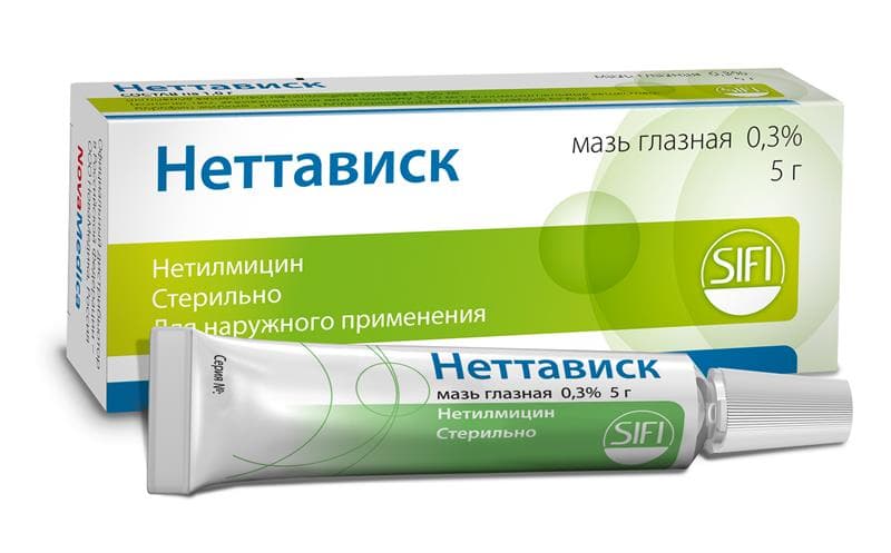 неттависк мазь глазная 0,3% 5 г