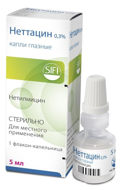 неттацин капли глазн 0,3% 5мл