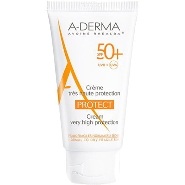 а-дерма протект крем для лица 40мл spf 50 плюс